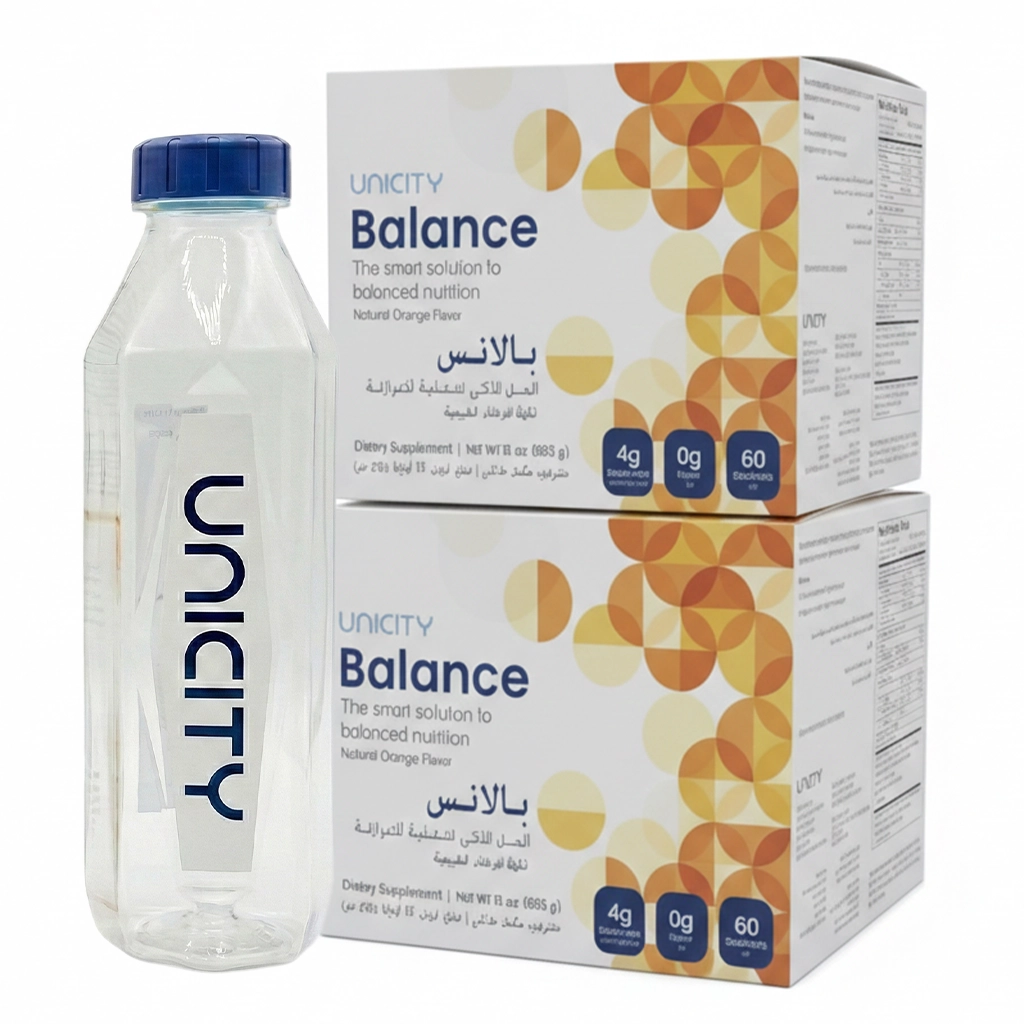 مجموعة يونيسيتي بالانس المزدوجة (2 عبوة + زجاجة) مجموعة يونيسيتي بالانس المزدوجة (2 عبوة + زجاجة)